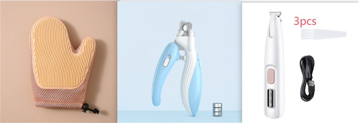 LED Light Fully Waterproof Pet Hair Trimmer