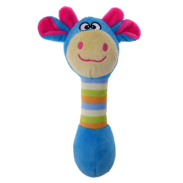 Cute Bite Resistant Pet Plush Toys Sticks Sounding Dog Toys Duck Pink Pig Wholesale