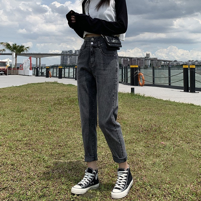 Smoky gray jeans