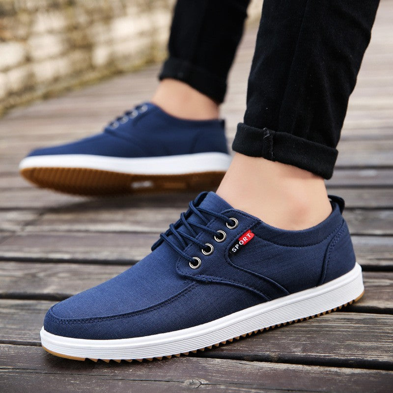 Men's Lace-up Canvas Shoes