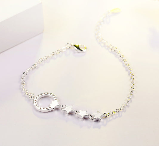 Shining five-pointed star hypoallergenic jewelry