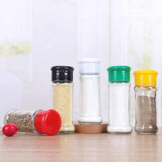 Wholesale Seasoning Jars Kitchen Supplies Seasoning Jars BBQ Seasoning Jars Glass Seasoning Jars Pepper Jars Duster