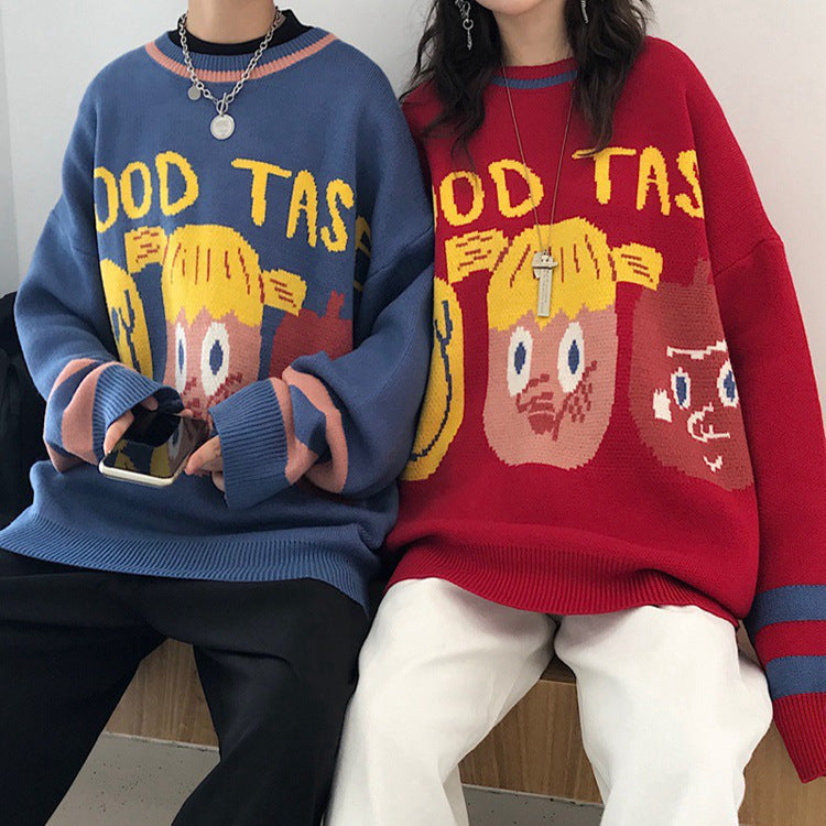Wind Cartoon Sweater