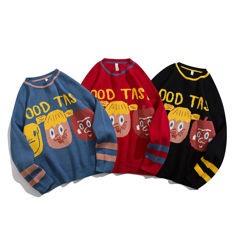 Wind Cartoon Sweater