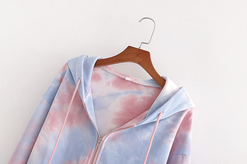 Cropped Sweatshirts Hooded TRAF Vintage