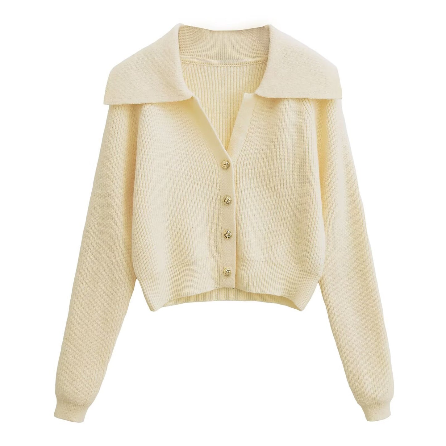 Retro Soft Glutinous Sweater Coat Top