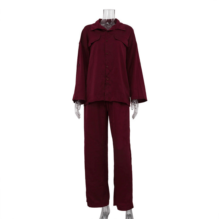 High Waist Trousers Two-piece Set