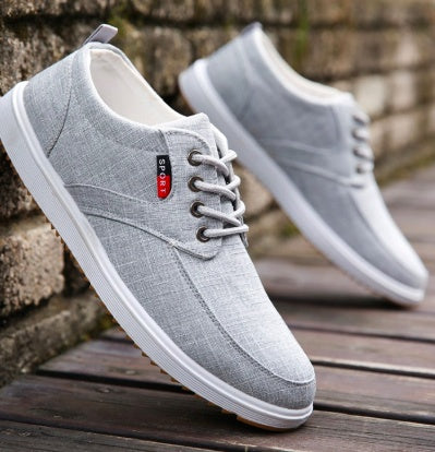 Men's Lace-up Canvas Shoes