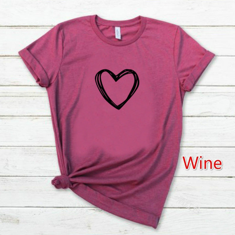 O Neck Loose Tshirt Camisetas Mujer
