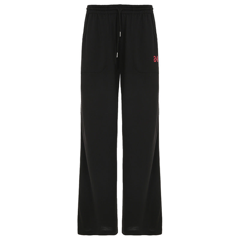 Sweatpants digital kasual Amerika jalanan