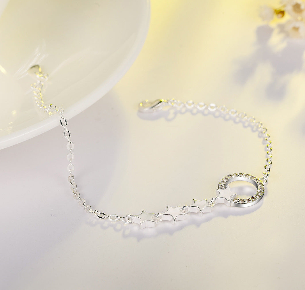 Shining five-pointed star hypoallergenic jewelry