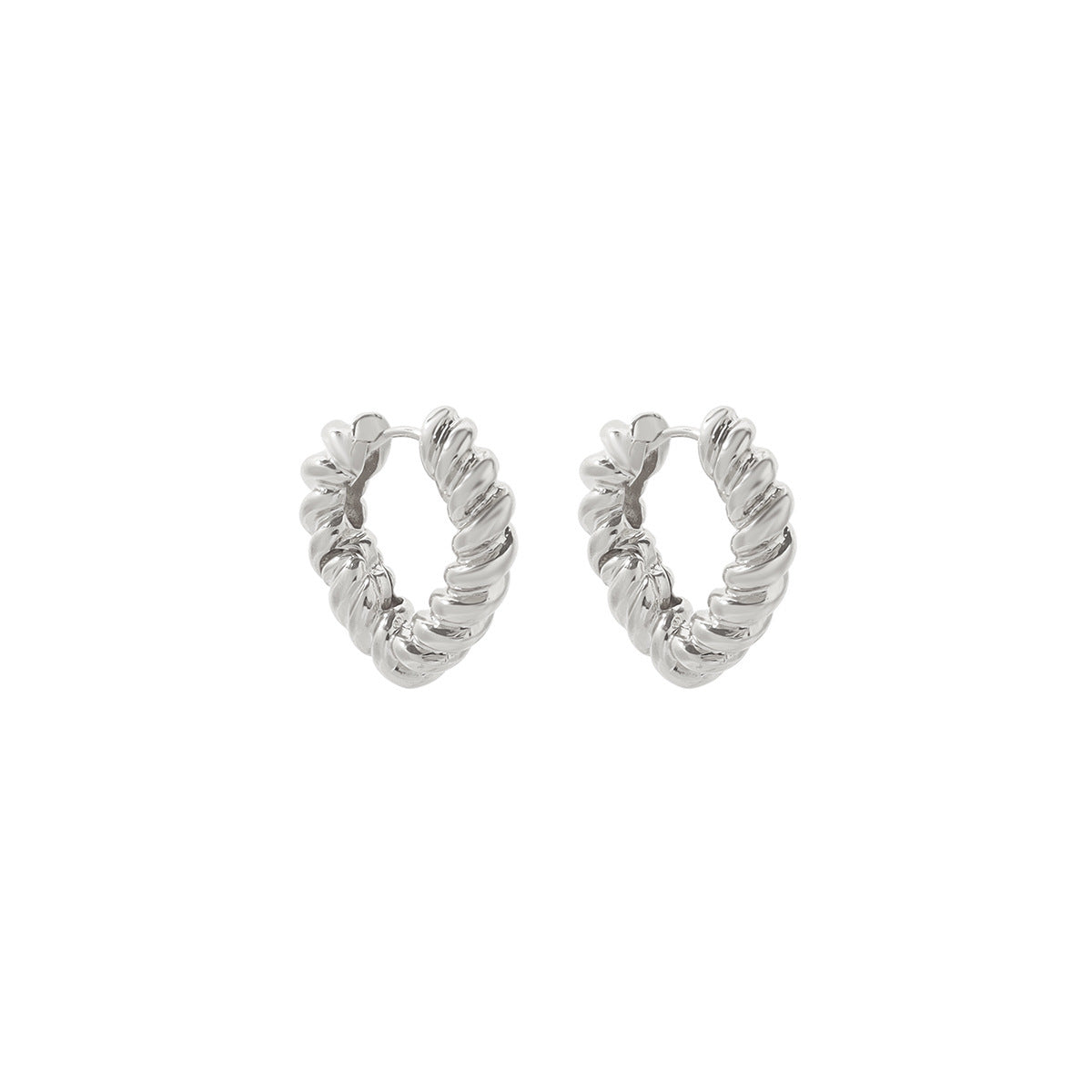 Brass Retro Minority Ear Clip Earrings Personalized Earrings Female Fashion