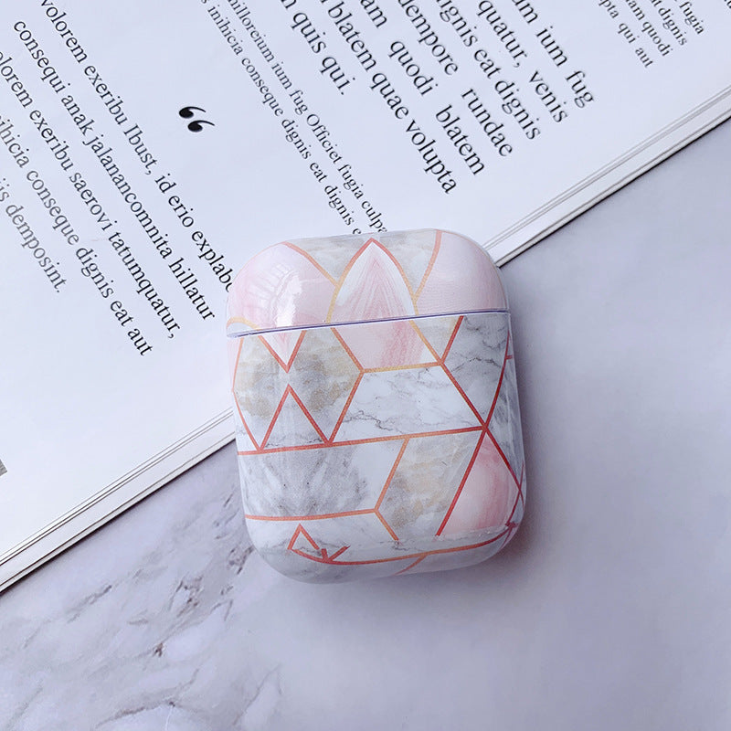 White Marble Case for Airpods Earphone Case