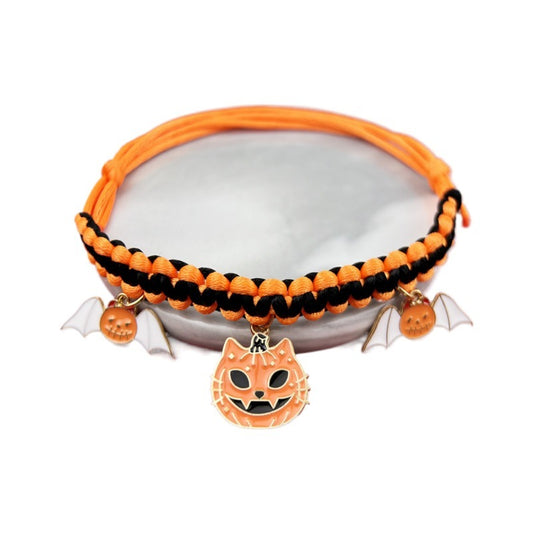 Halloween Hand-woven Pet Collar Decoration