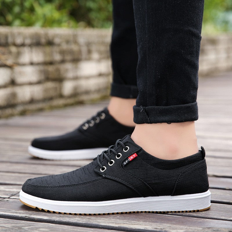 Men's Lace-up Canvas Shoes