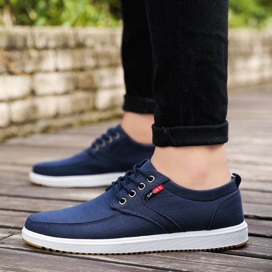 Men's Lace-up Canvas Shoes