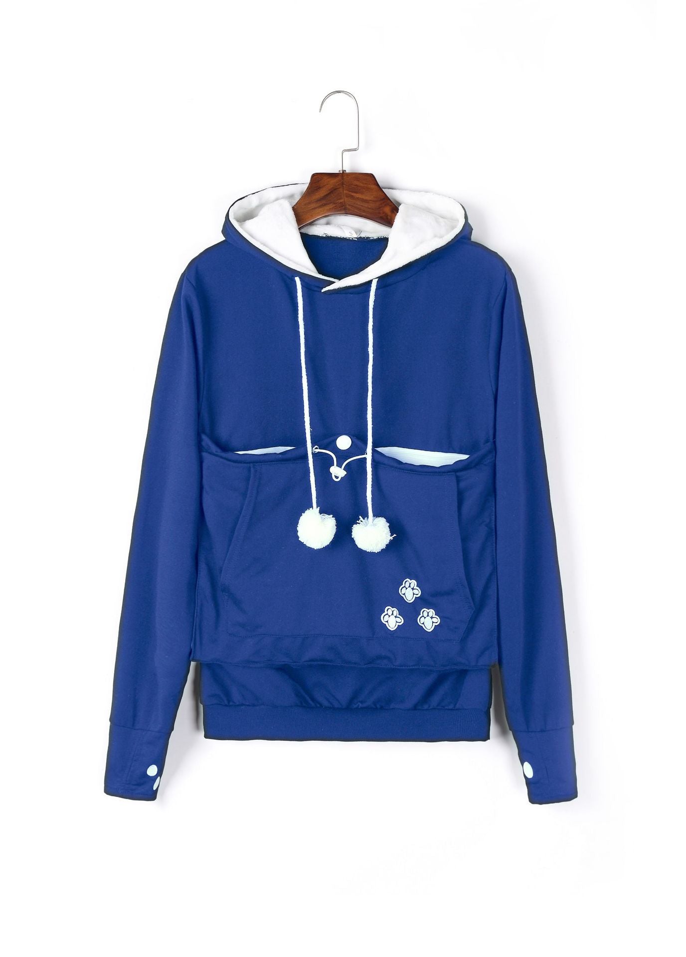 Pullover Sweatshirts With Pet Pocket