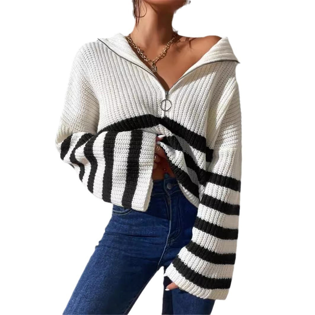Knitted Pullover Sweater Outerwear Women
