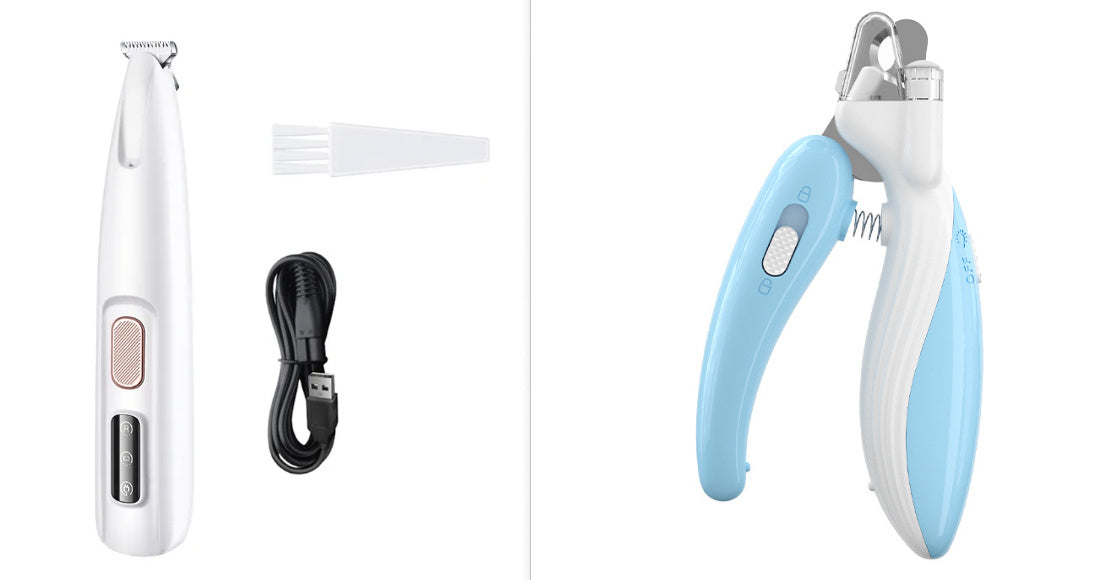 LED Light Fully Waterproof Pet Hair Trimmer