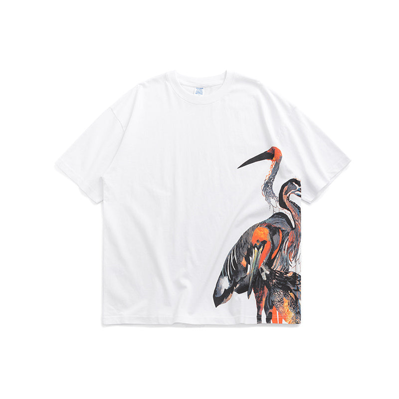 Red-crowned Crane Side Shirt