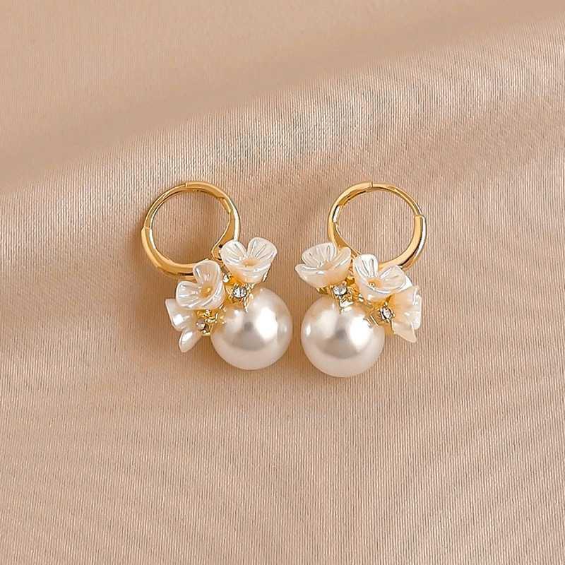 S925 Silver Needle Korean Pearl Earrings