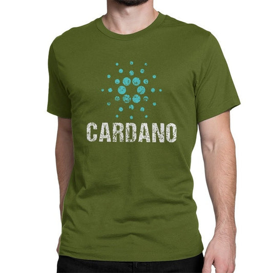 Cardano Ada Logo Cryptos Vintage T Shirts