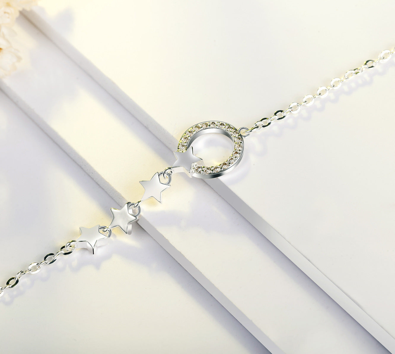 Shining five-pointed star hypoallergenic jewelry