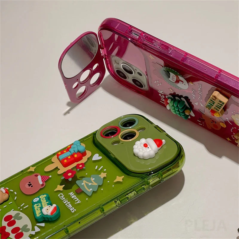 Xmas Santa Claus Cute Silicone Protection Cover