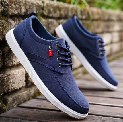 Men's Lace-up Canvas Shoes