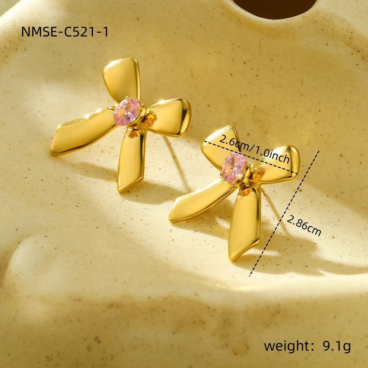 Fashion Bowknot Earrings