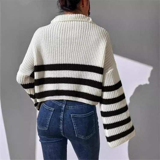 Knitted Pullover Sweater Outerwear Women