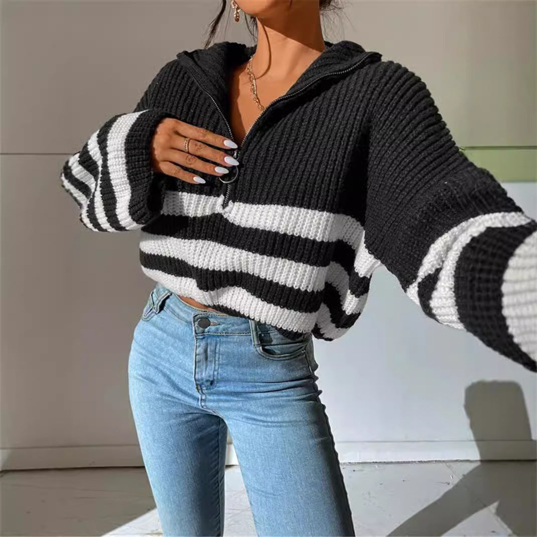 Knitted Pullover Sweater Outerwear Women