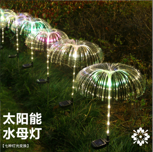 Solar Lantern Simulation Jellyfish Fireworks Lamp LED Outdoor Garden Decoration Lawn Lamp Garden Landscape Lamp