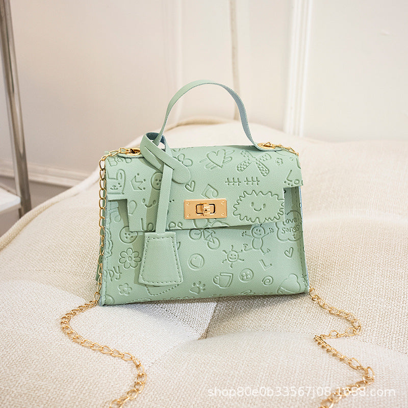 Korean Women's Shoulder Bag 2021ladies Bags A Generation Of Messenger Small Square Bag Fashion Kelly Bag