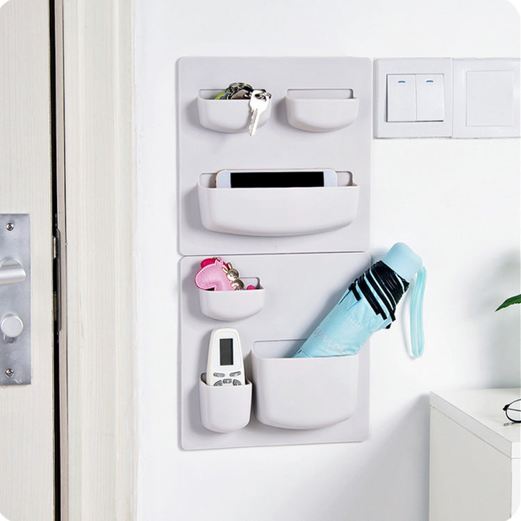Multi-Function Punch-free Wall Hanging Storage Rack Kitchen Tools