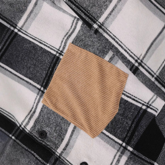 Retro Outerwear Brushed Shirt Coat