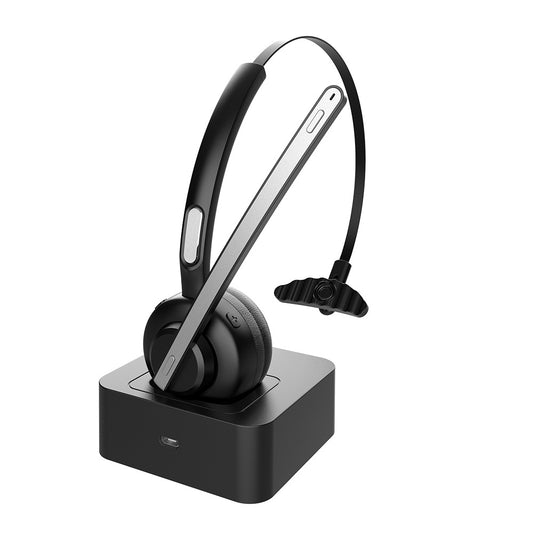 Wireless Traffic Headset Bluetooth Traffic Headset 5.0 Call Center Call Headset Office Traffic Headset