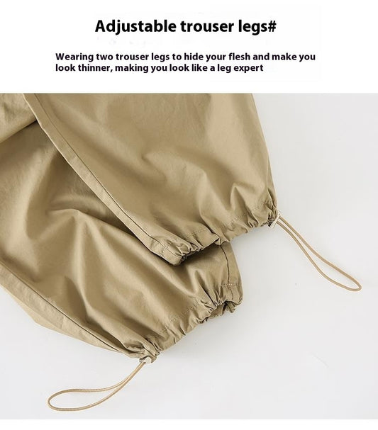 High Waist Slimming Draping Trousers For Women