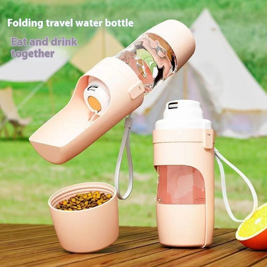 2 In 1 Travel Dog Water Bottle