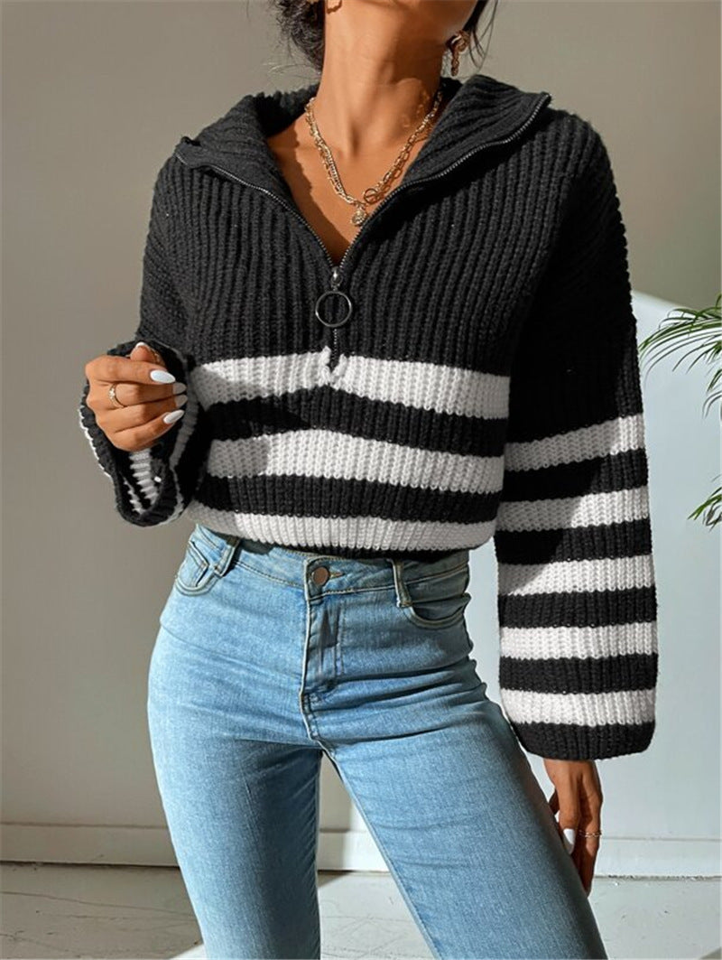 Knitted Pullover Sweater Outerwear Women