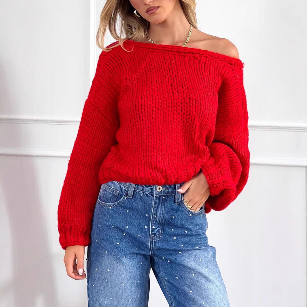 Short Thick Needle Bow Bandage Reverse Cardigan Jacket