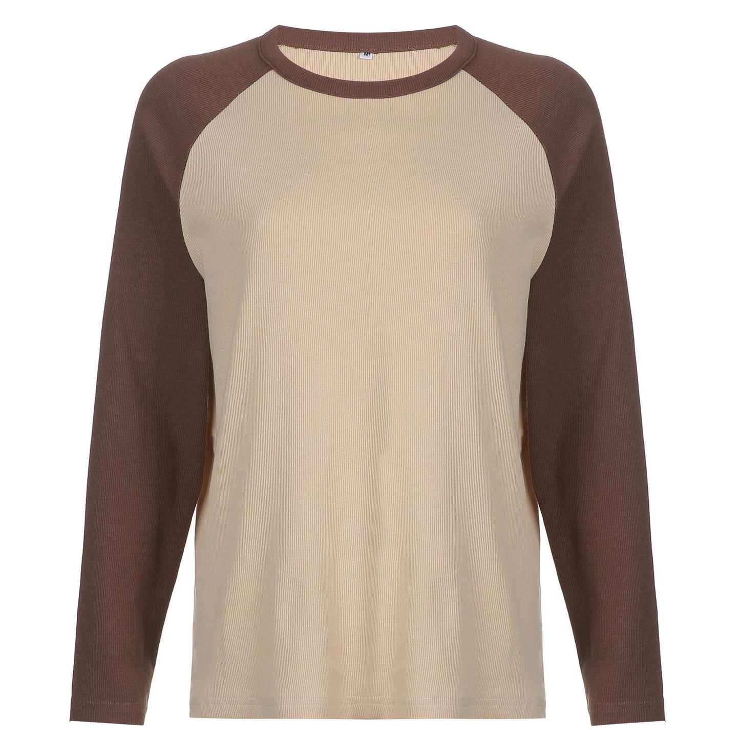 Round Neck Long-sleeved T-shirt
