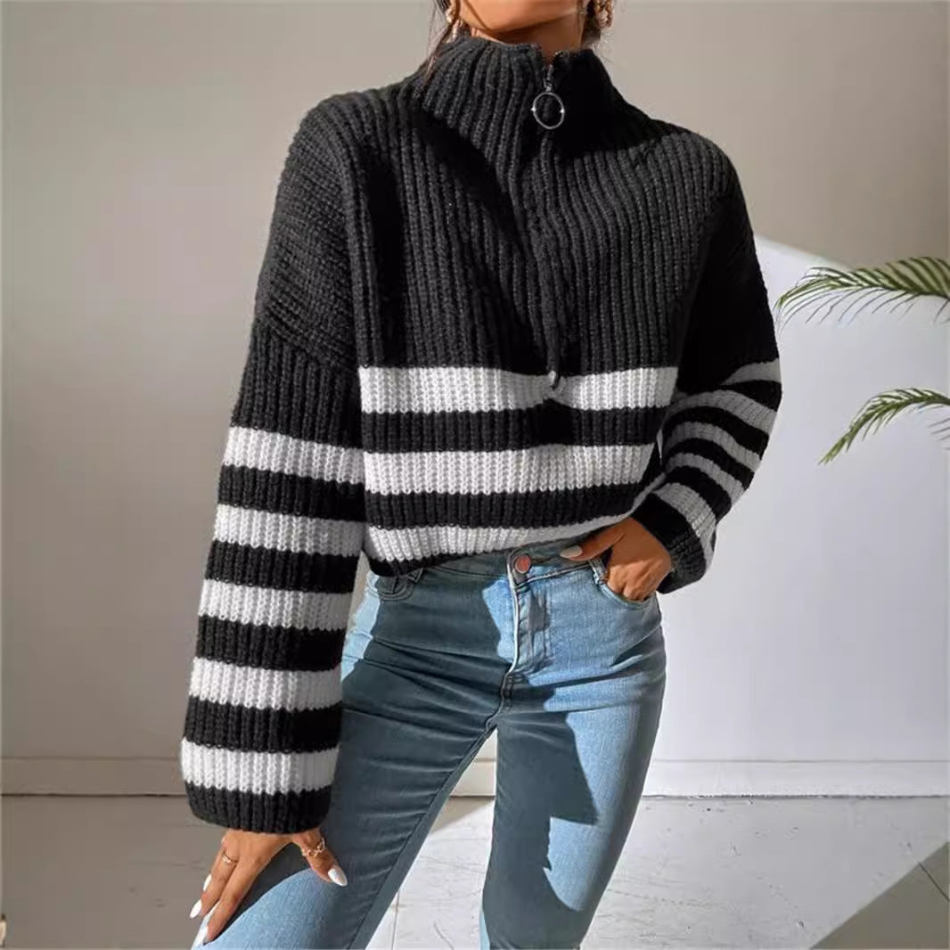 Knitted Pullover Sweater Outerwear Women