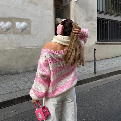 Striped Pullover Sweater