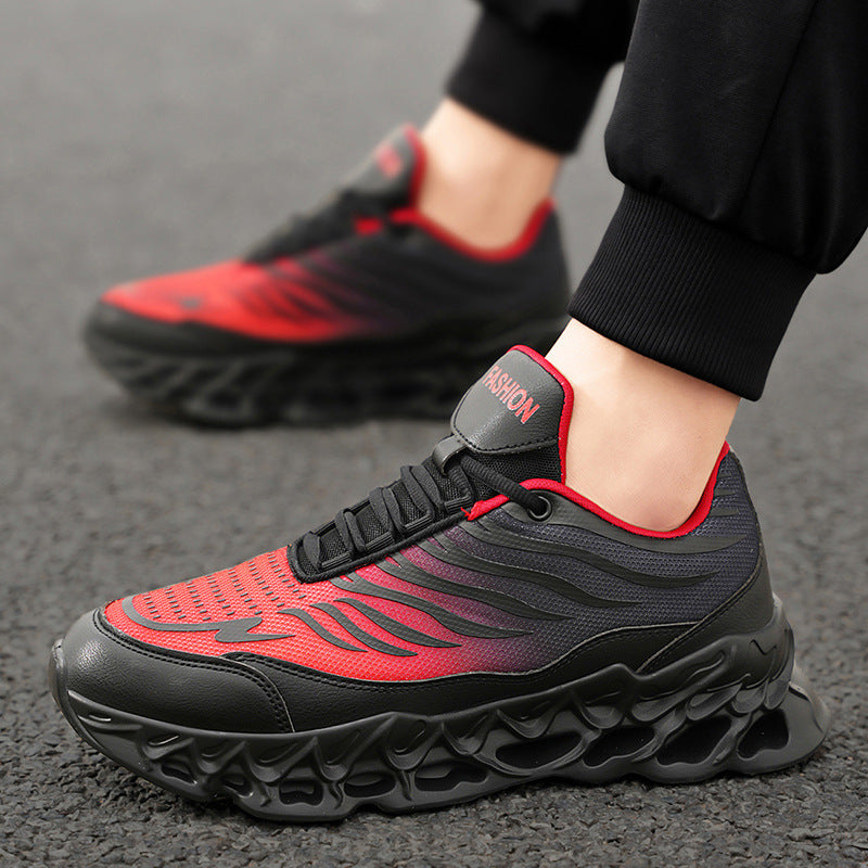 Thick-soled Daddy Vulcanized Lace-up Sneakers