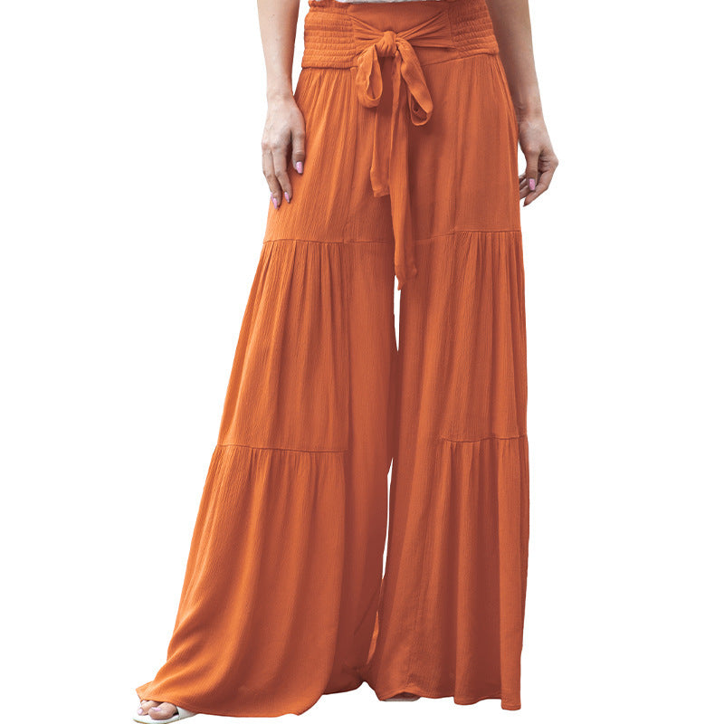 Smocking Bundle Trousers For Women