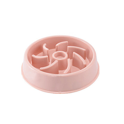 Plastic Pet Dogs And Cats Choke Prevention Slow Food Bowl