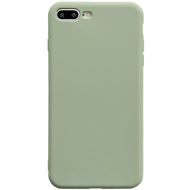 Simple And Fresh Pure Color Apple X Suitable Mobile Phone Case IPhonexsmax/xr/8/7plus 6s Soft For Men And Women
