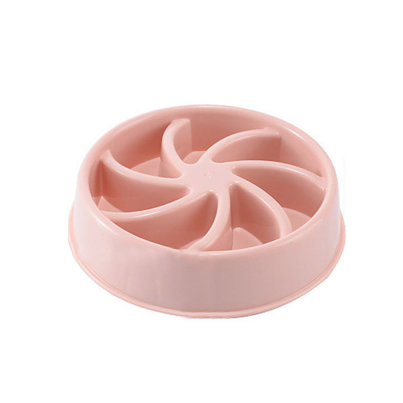 Plastic Pet Dogs And Cats Choke Prevention Slow Food Bowl