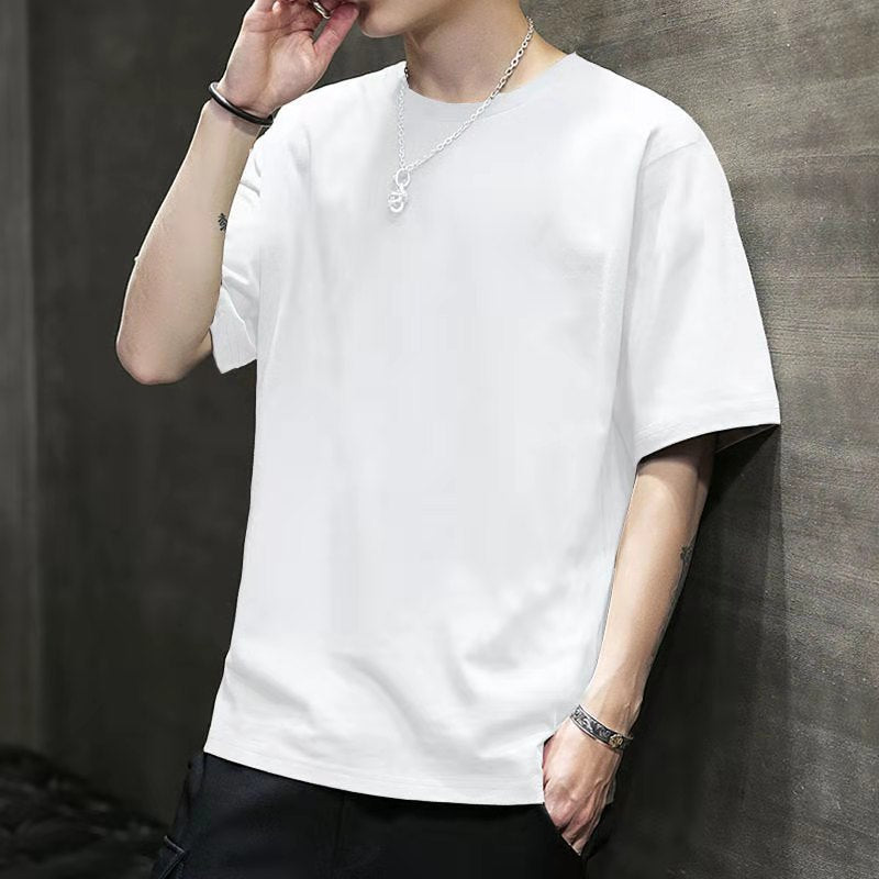 Men&amp;amp;#039;s Short-sleeved T-shirt 2020 New Summer Trend Korean Loose Bottoming Shirt Clothes Compassionate Large Size Youth